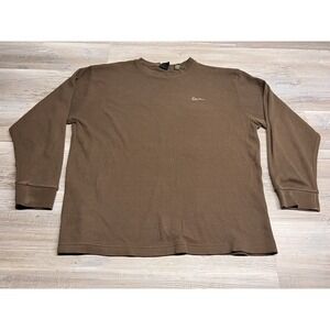 Kani Gold 2XL Thermal Long Sleeve Shirt Designer Base Layer Waffle Knit‎ Skater